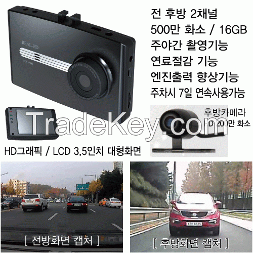 Dashboard camera for car with battery recovering and fuel saving function!