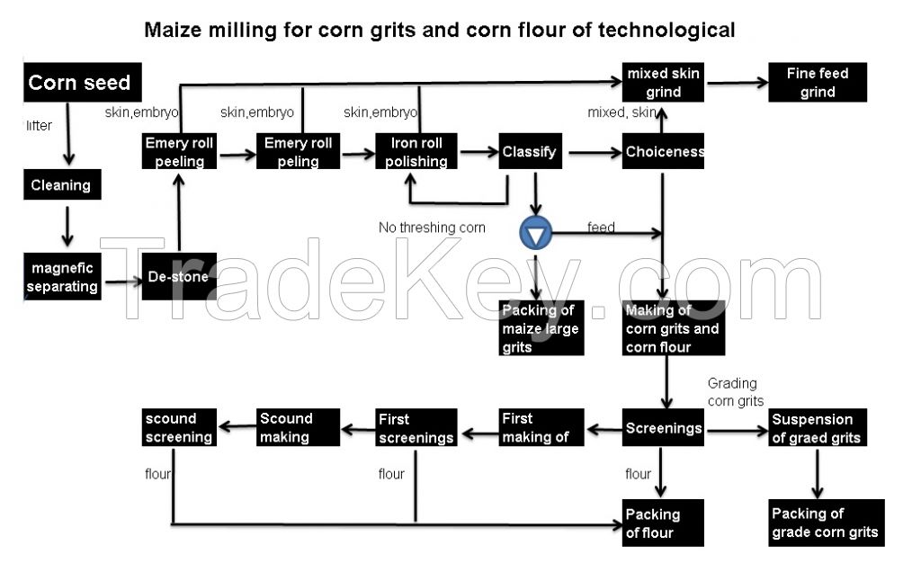 maize process complete equipment 