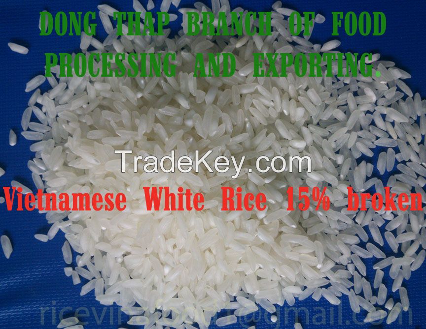 Vietnamese White Rice 25% broken