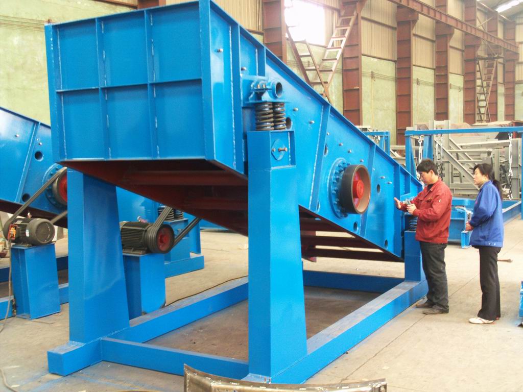 Circular vibrating screen