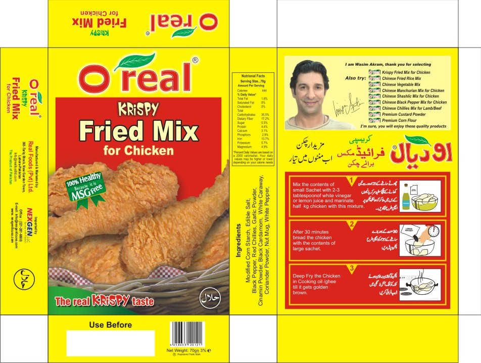 Oreal Krsipy Fried Chicken Mix