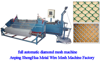 Full Automatic chain link fence machine