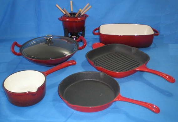 cast iron skillet, grill pan