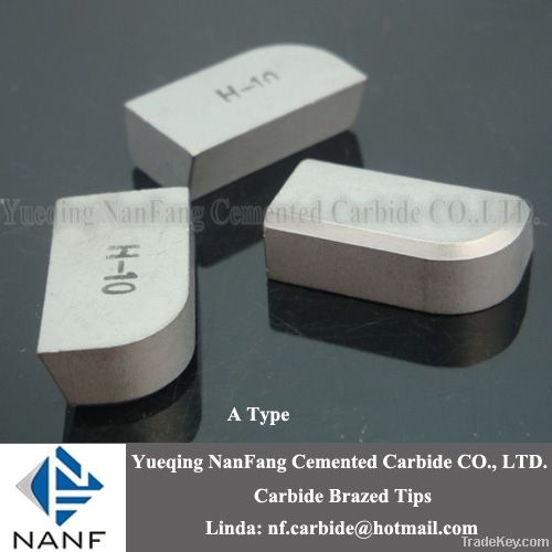 carbide brazed tips