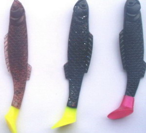 multy color soft lure