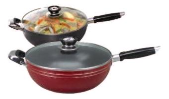 Aluminum nonstick wok