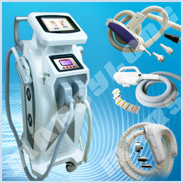 09 latest 3 in 1 beauty machine-elight+unipolar rf+laser tattoo remova