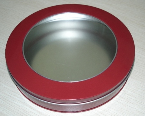 high quality low price round tin box