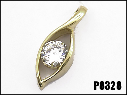 925 Silver & Gold Pendant