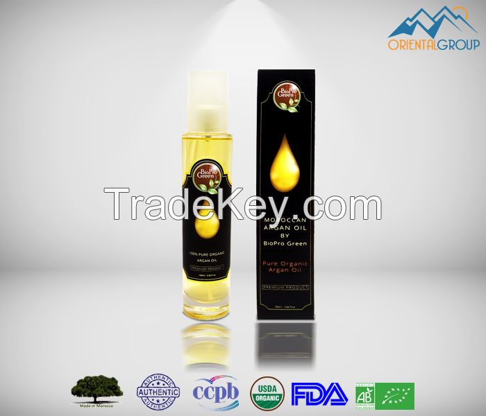 Cold pressed pure organic argan oil best price