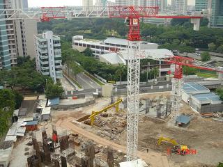 Ptt293(7427) Flat-top Tower Crane