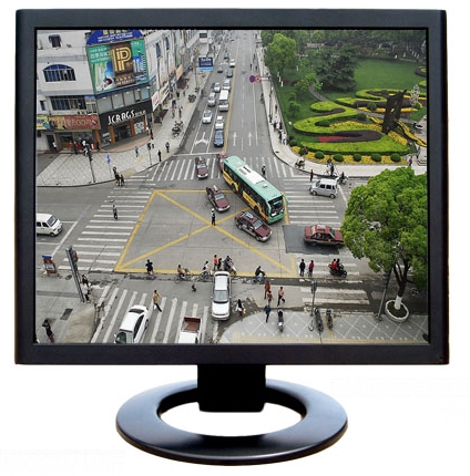 17 Inch CCTV LCD TFT Monitor In Plastic Case