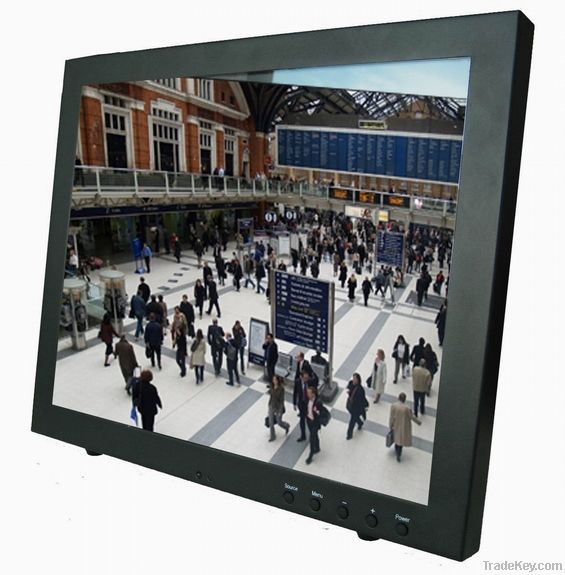17 Inch CCTV LCD TFT Monitor In Metal Case