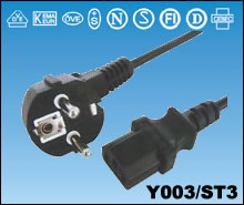 vde power cords connector