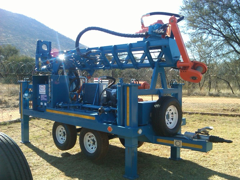 Trailer water well drill rig LC150