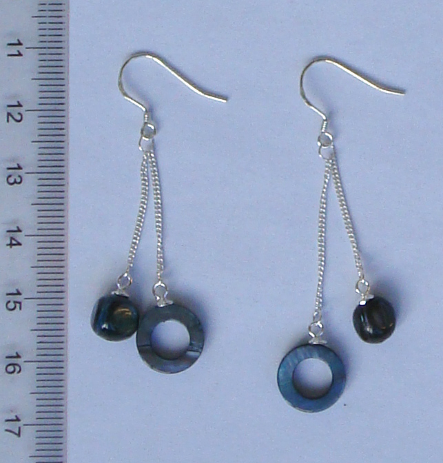 925 Silver Earring, In Fashion Style, Decorated with Shell