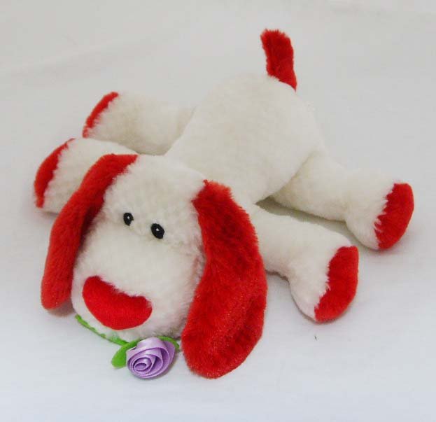 Plush Dog For Valentine