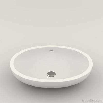 Solid surface basin