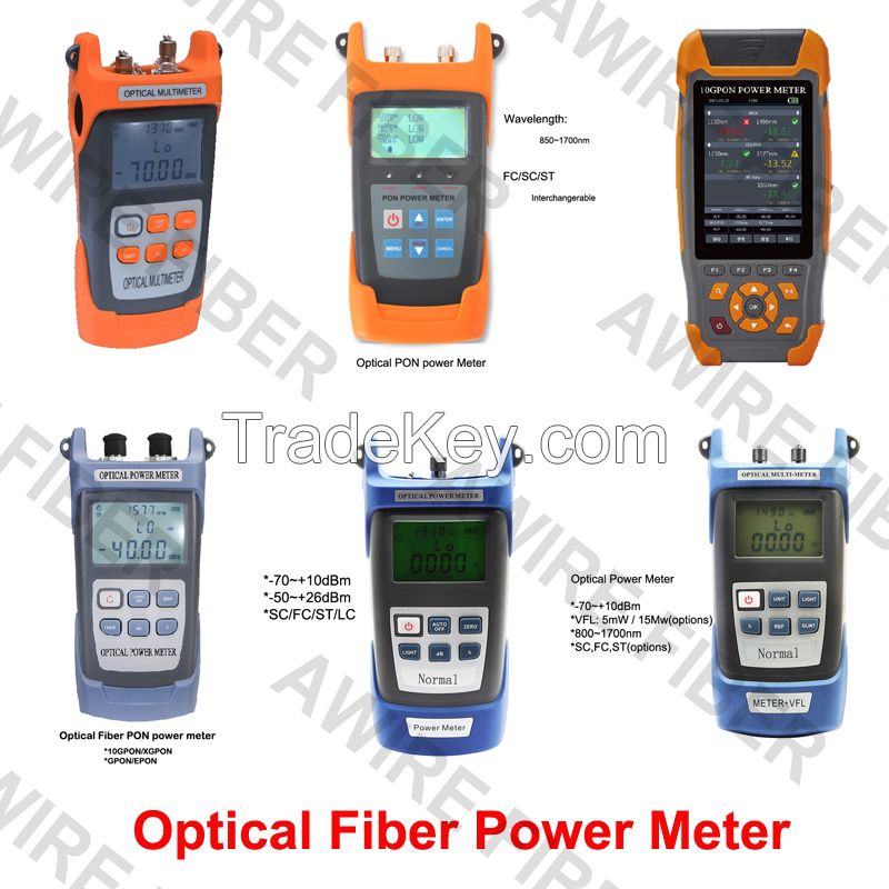 Awire Fiber Optic Test Equipment Fiber test OTDR 1310 1550nm VFL multi function handheld for FTTH