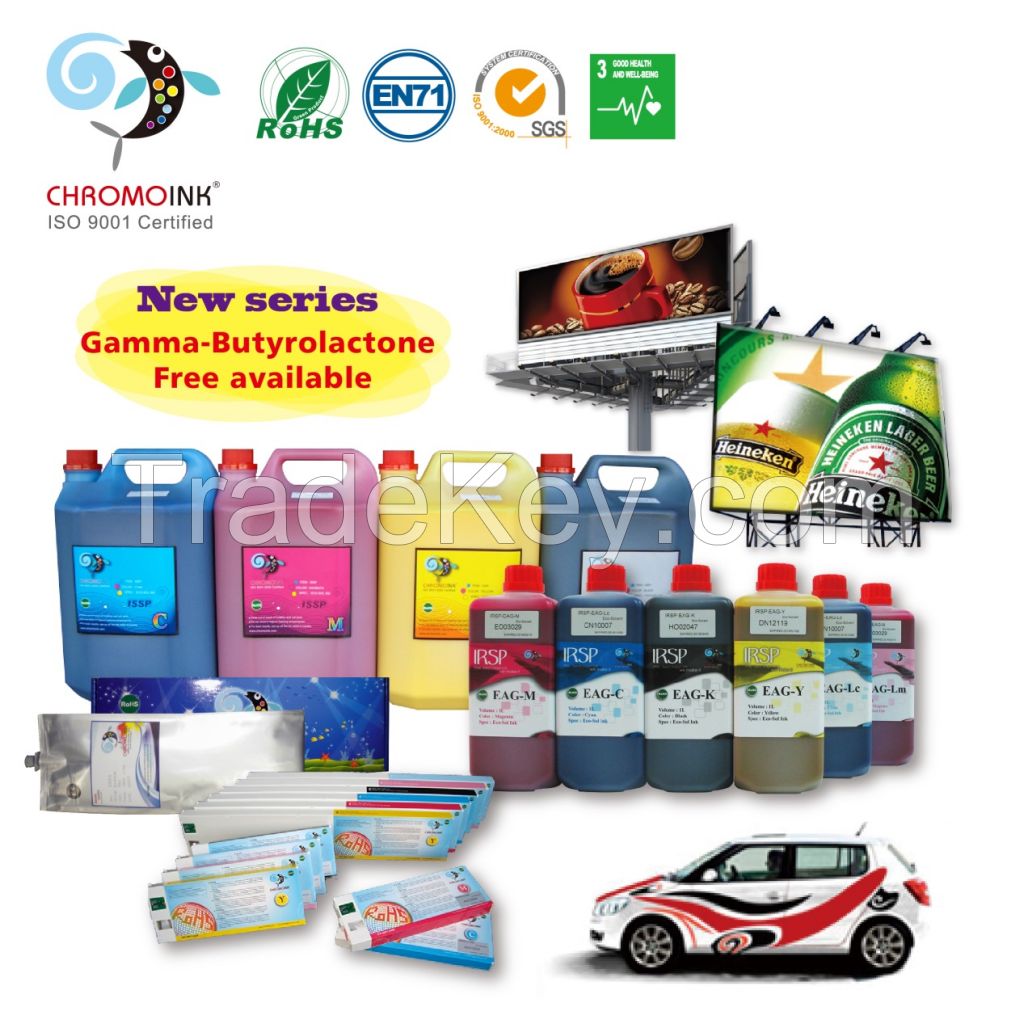 CHROMOINK Eco Solvent ink for EPSON(Gamma-butyrolactone free availalble)