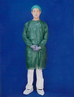 Non Woven Isolation Coat, Surgical Gown