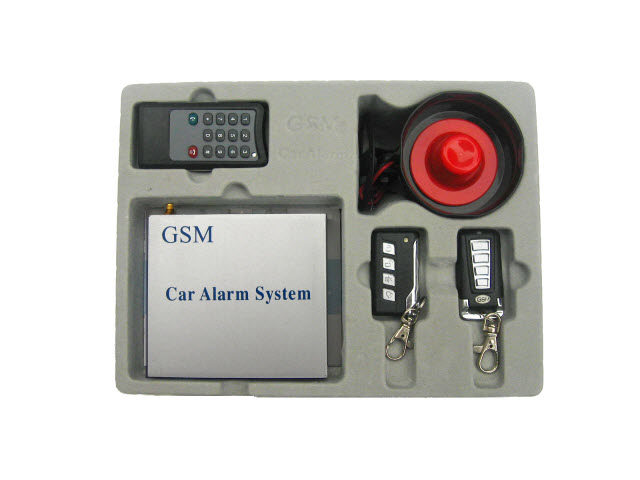 GSM car alarm system  HID   GPS