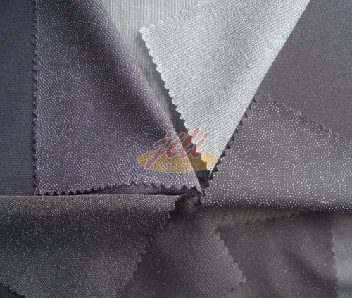 100%polyester elastic double dot knitted lining