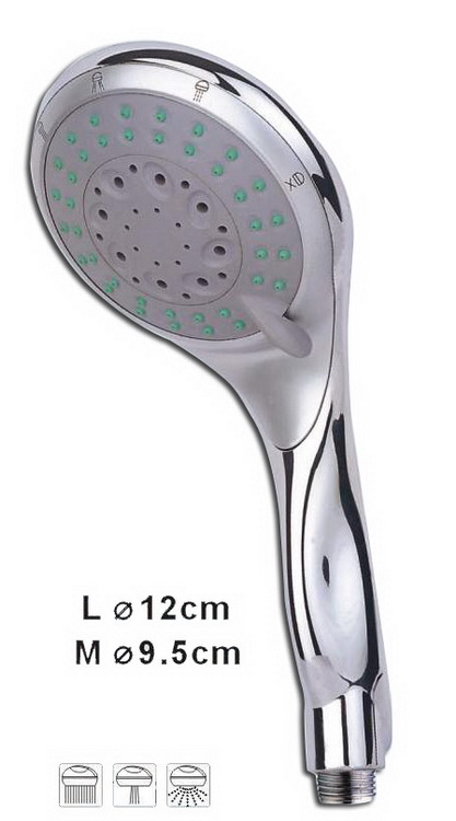 Shower head with 3 function