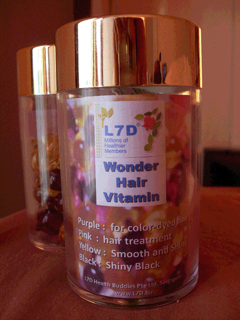 L7D Wonder Hair Vitamin Capsules, Hair Serum/Conditioner Capsules