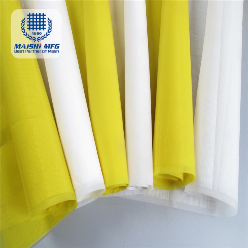 High tension polyester mesh for screen printing