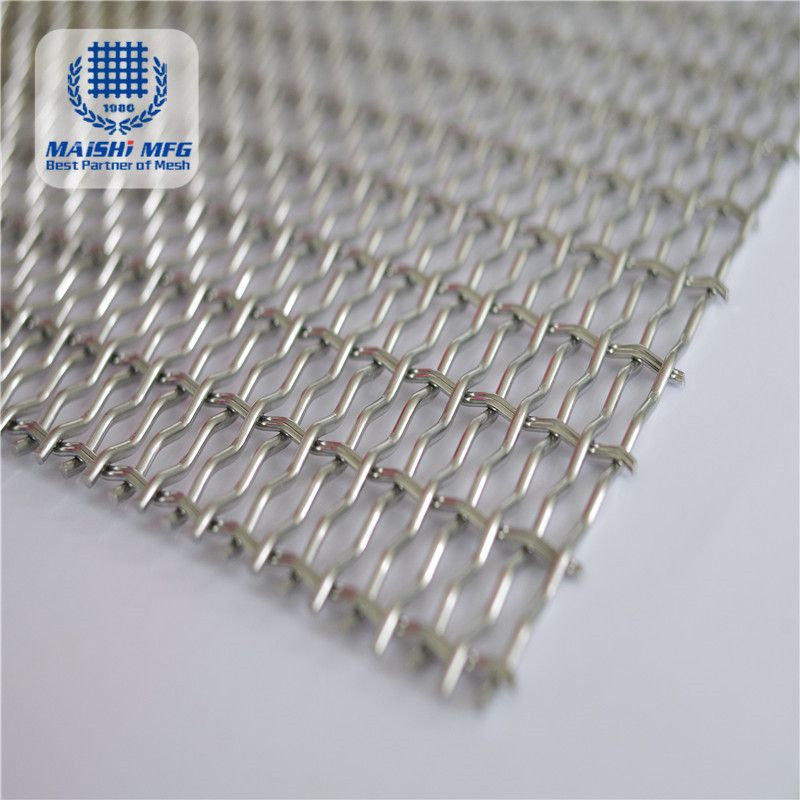 Stainless steel metal mesh architectural partition divider screen 