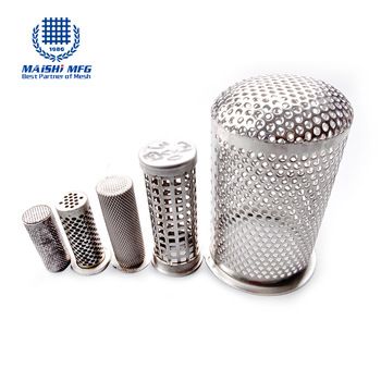 stainless steel top hat filter mesh