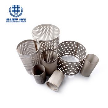 oil filter mesh cylinder/stainless steel tube 