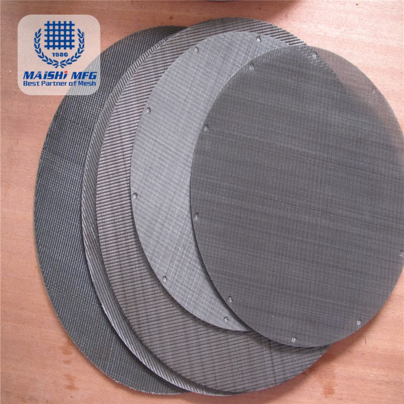 304 stainless steel wire mesh deep processing filter disc