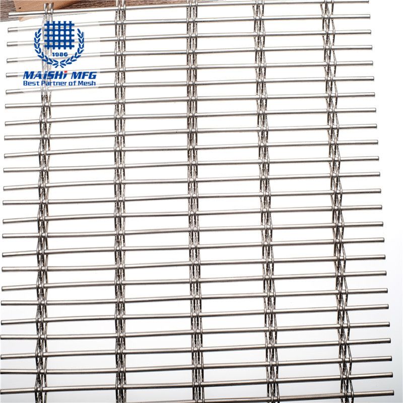 Customizable woven metal decorative mesh