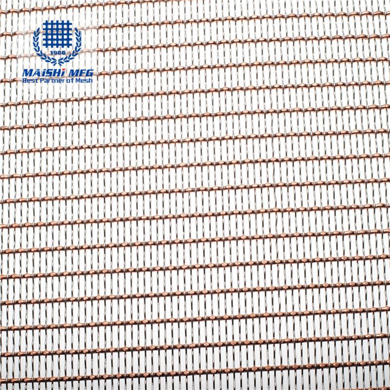 Woven decorative mesh that can be designed