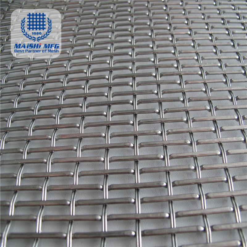 Plain Weave Woven SS Decorative Metal Mesh