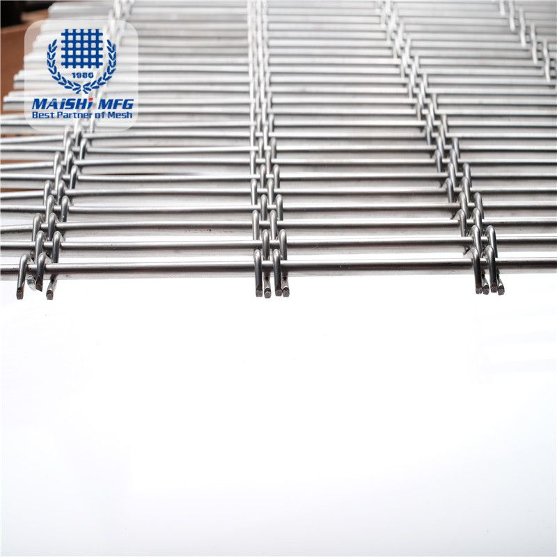 Woven type stainless steel cabinet door decorative metal mesh