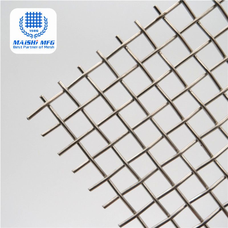 Plain Crimped Woven Stainless Steel Decorative Wire Mesh