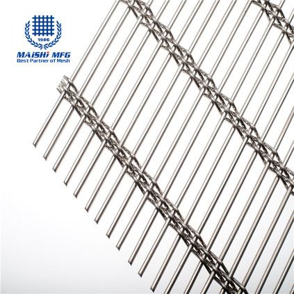 Stainless steel metal mesh architectural partition divider screen