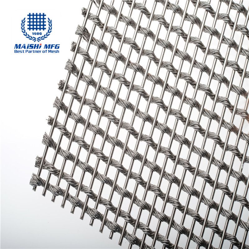 SS woven type stranded wire luxury decoration screen 