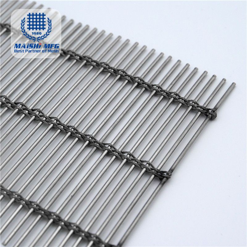 Woven type stainless steel cabinet door decorative metal mesh