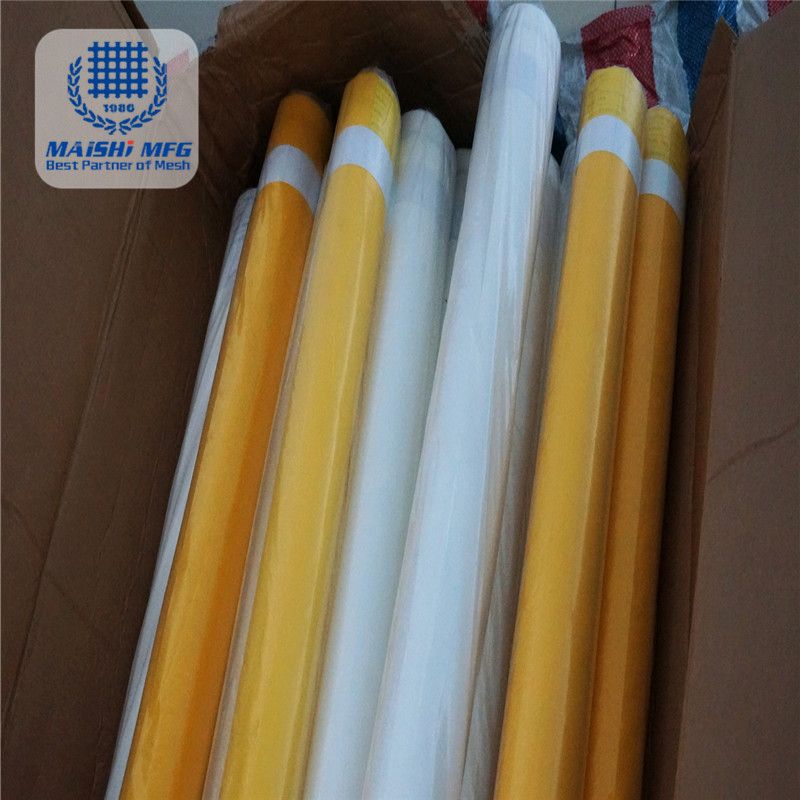 High tension polyester mesh for screen printing