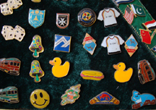 Pin badges