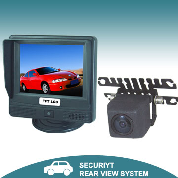 Car Rear view system with 3.5" digital touch-screen monitor