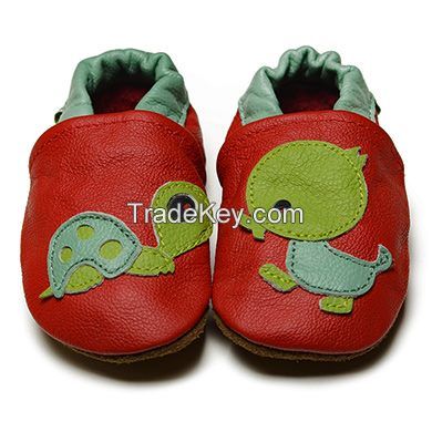 Soft sole leather baby shoes