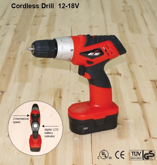 LCD power drill