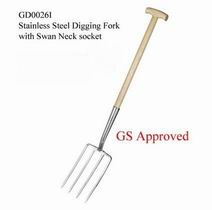 stainless steel digging fork