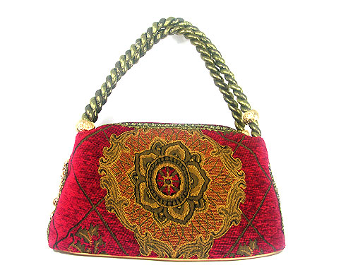 Chennille lady's handbag