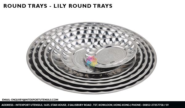 Lily Round Trays